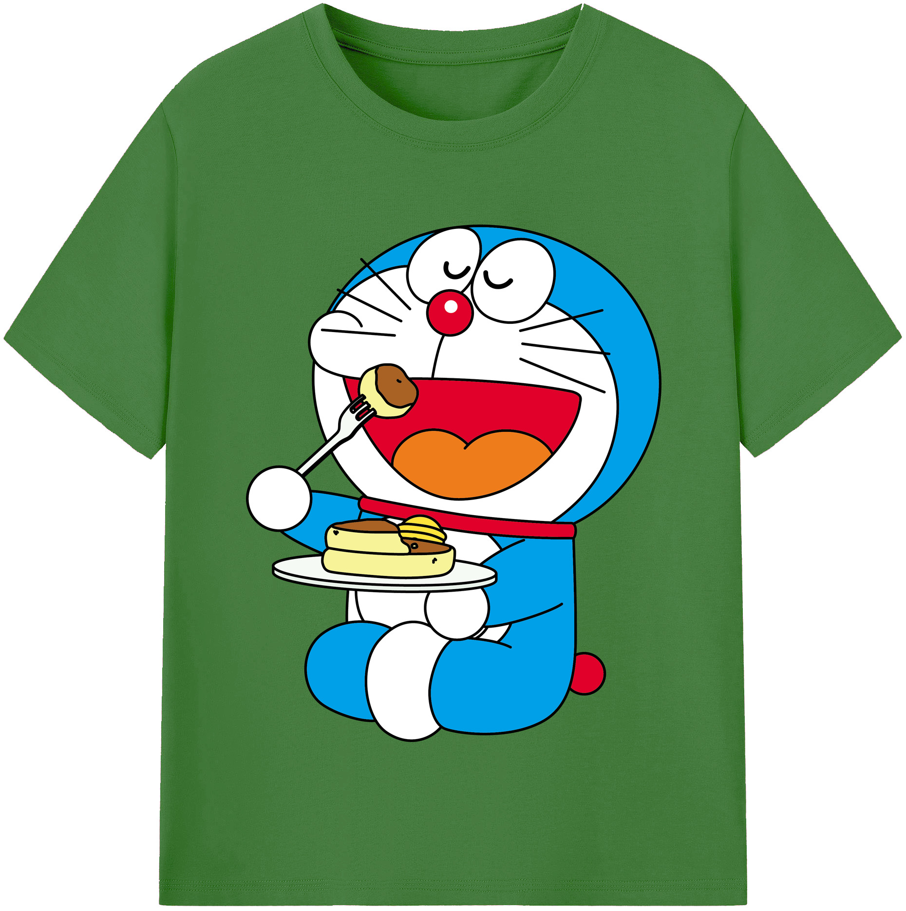 （画像用） ドラえもん Doraemon レディースカジュアルプリントTシャツ（綿100％）